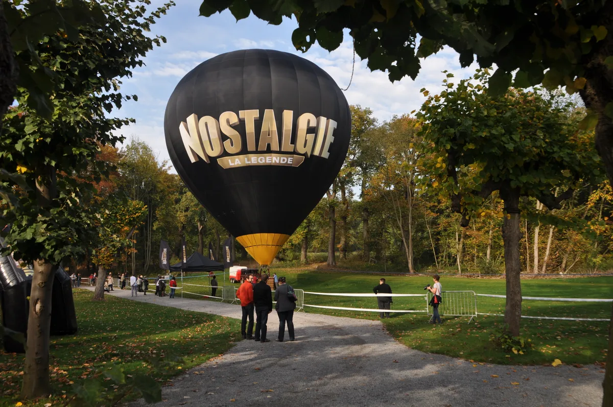 Een eerdere Nostalgie-ballon tijdens de inhuldiging